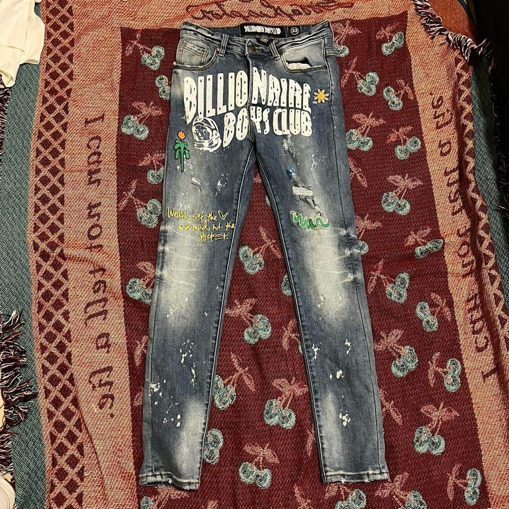 COPY - Embroidered billionaires boys club jeans
